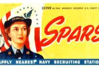 SPARS Recruitment Poster urging women to "Serve in the Women's Reserve U.S. Coast Guard." U.S. Coast Guard image.