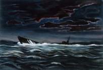 "Surface" by Georges Schreiber, painted for Abbott Laboratories during WWII. From the Naval History and Heritage Command Collection.