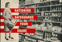 "Rationing safeguards your share", World War II Poster Collection from Northwestern University Libraries