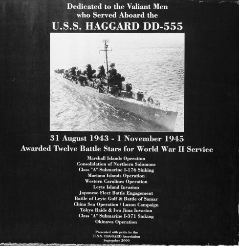 Uss Haggard Dd 555 National Museum Of The Pacific War