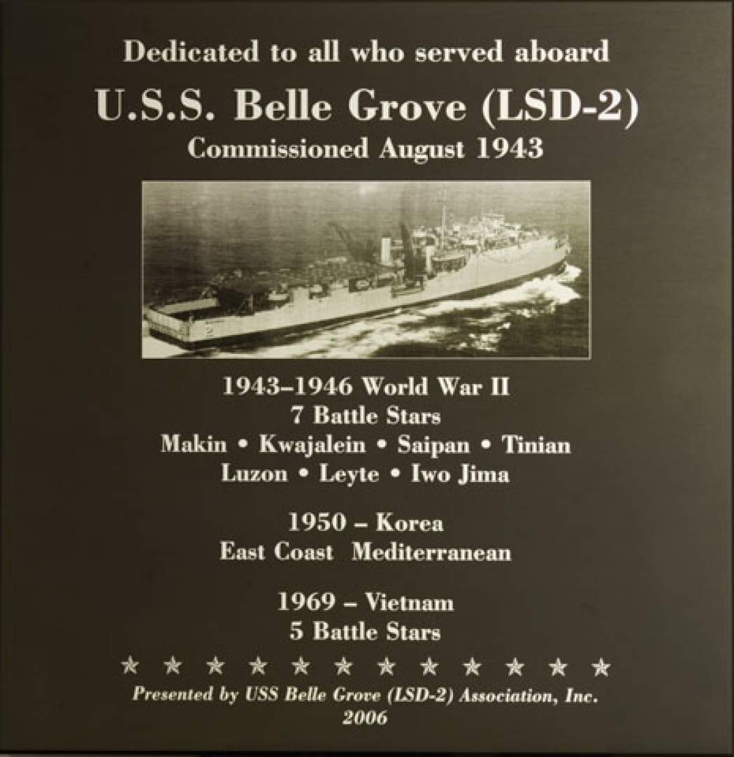 USS Belle Grove (LSD-2) | National Museum of the Pacific War