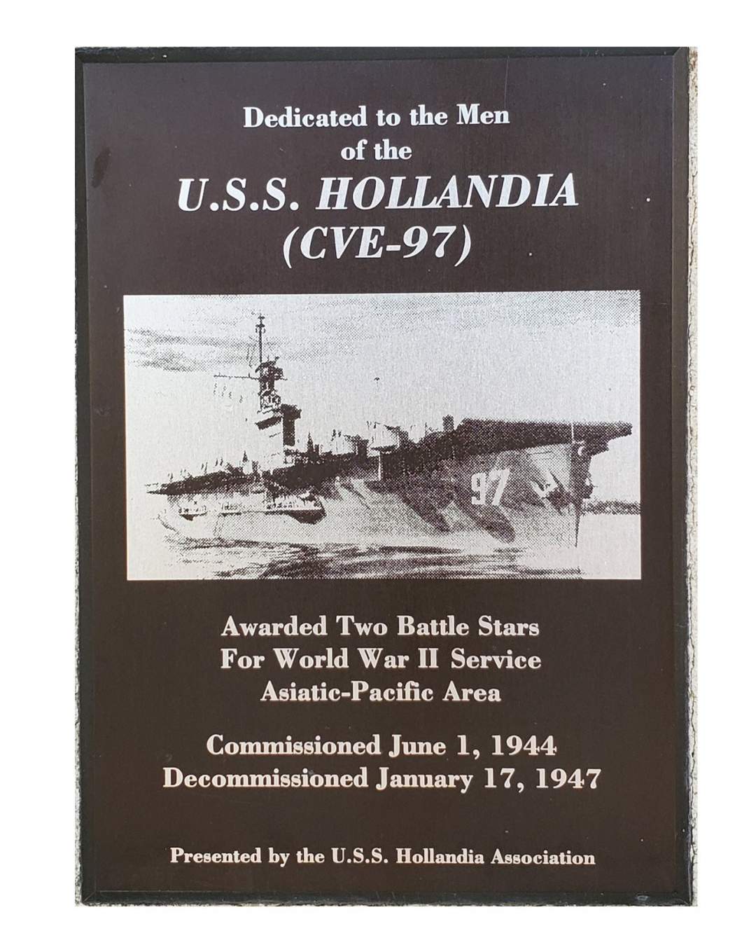 USS Hollandia (CVE-97) | National Museum of the Pacific War