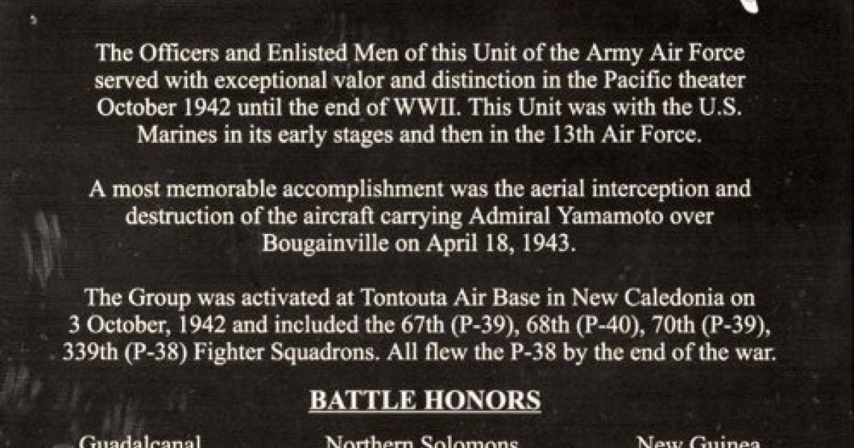 347th Fighter Group | National Museum of the Pacific War