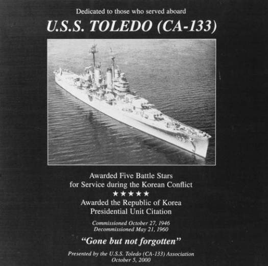 Baseball Uniform USS Toledo (CA-133)